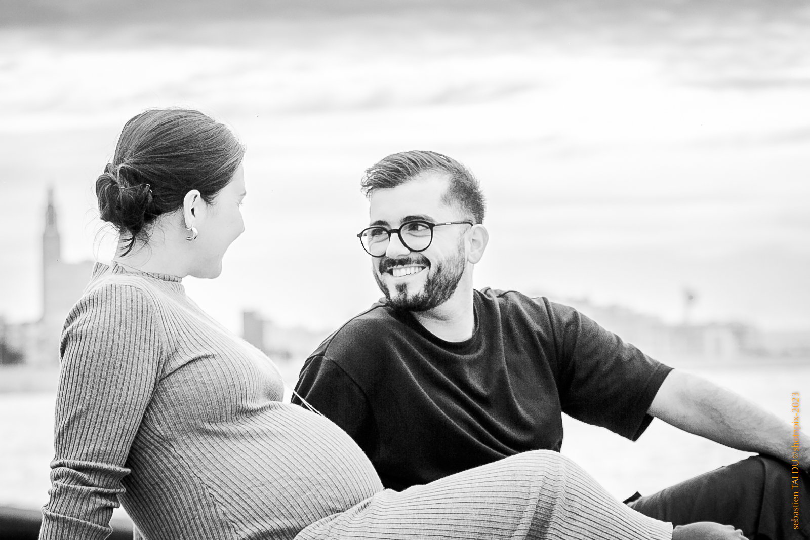 Photo couple avant naissance au havre photographe shotnpix